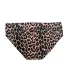 Badkläder Men European och American Men's Swimming Trunks Låg midja Sexig tryck Leopard Triangel Nylon QuickDrying Shorts HDZBG 230630