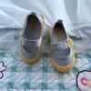 Chaussures de sport simples pour enfants Chaussures de tableau lumineux en toile pour garçons et filles
