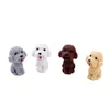 Radiergummi 36 PCs niedliche Teddy Welpen Eraser Cartoon Simulationshund kann Bleistift Eraser Kindersportpreis Kawaii Briefpapier einfügen