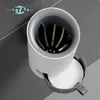 Toilet Brushes Holders SZTAO Silicone Toilet Brush WallMounted Cleaning Tools Refill Liquid No Dead Corners Toilet Brush Home Bathroom Accessories Set 230629