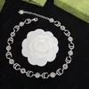 Luxe ontwerper Zilveren bloemen brief Sieraden Sets Mode Tijger hoofd ketting Armband Ring voor vrouwen party Bruiloft sieraden hoge kwaliteit met doos