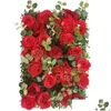 装飾的な花の花輪フラワーロウ40x60cmシルクローズアーチエンゲージメントバレンタインデイベビーシャワーパーティーPographyの背景dhm8s