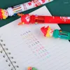 Retractable Ballpoint Pen 10-Color-in-1 Write Smoothly For Boy Girl DIY Scrapbooking Journaling Color-coding Card Making Set