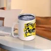 12 Oz Sublimation Mubs Blanki kubki ze stali nierdzewnej z uchwytem i przesuwaną powłoką pokrywki do Cricut Mug Maszyna FY5093