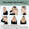 Synthetic Wigs No Clips Natural Hair Synthatic Artificial Long Straight Hairpiece Blonde Black Mixed Color False Piece For Women 230630