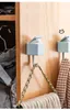 Vägghäftande förvaringskrokar multifunktionella dörr rackkläder rack badrumskrokar stark nyckelhållare för hemköksarrangör