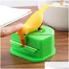 Altro Kitchen Dining Bar Little Bird Tootick Dispenser Creative Push-Type Holder Kitchen Room Ornament Drop Delivery Home Garden Dhwnv