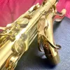 Sassofono tenore in si bemolle 901 di fascia alta laccato oro uno a uno strumento jazz con motivo scolpito con custodia sax tenore