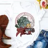 Camisetas femininas Fullmetal Alchemist Women Harajuku Tops Summer Graphic Edward Elric Tees Alphonse T-shirt Roupas Menina Camisa