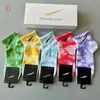 23ss Men's Designer 5 pairs/box sport socks tie-dye chuck trendy socks sweatabsorb cotton socks hip hop sport mid-tube socks four seasons pair tick