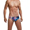 Men's Swimwear Men Printed Swimsuits Quick Dry Swimming Briefs Sexy Male Low Waist Bathing Trunks Sport Beach Bikini Surfing Shorts 230630