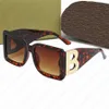 Sombras de óculos de sol de grife Óculos de sol clássicos com letras Projetado para reduzir o brilho 6 cores disponíveis
