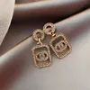 Designer Jewelry Sier Plated Designer Stud Brand Couple Earrings for Woman Wedding Birthday Party Gifts