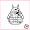 For pandora charms jewelry 925 charm beads accessories Bracelet My Neighbor Totoro Christmas Gift Animal charm set