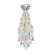 Bow Ties Faux Crystal Neckties Luxury Metal Inlaid Diamond Fine Workmanship Corsage Weddings Parties Accessories