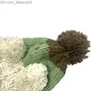 Beanie/Skull Caps BomHCS Crochet Handmade Knitted Pompom Ball Beanie Braided Winter Warm Hat 220817 Z230630