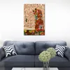 High Quality Gustav Klimt Oil Painting Reproduction Fulfillment (the Embrace) Handmade Canvas Art Female Modern Bedroom Decor