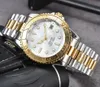 Üst marka Kol Saatleri erkek Saatleri otomatik mekanik İş kol saati Klasik stil Tasarımcı Erkek kadın saati Paslanmaz çelik kol saati 16233