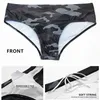 Badkläder för män Datifer Low Sexy Boxers Swim Kort sportiga strandkläder Shorts Sunga Man Swimsuit Camouflage Color Swiming Trunks 230630 Suiting