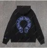 Tasarımcı Erkek Hoodies Pullover Marka Hoodie Sweatshirts Fermuar At Nalı Nakış Baskı Çapraz Kadınlar Sıradan Gevşek Kazaklar