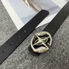 Bälten Fashion Metal Buckle Belt Punk Y2K Wind Street klädtillbehör hos män och kvinnor universal retro trend nisch