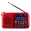 Radio L388 Radio Fm de charge à énergie solaire portable rechargeable avec panneau solaire, lecture de Mp3 à partir de Tf/usb, avec lampe de poche et banque d'alimentation