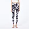 Dameslegging Workout Sport Polyester Fitness Leggins Groen Grijs Camouflage Gedrukt Vrouw Potloodbroek Push Up Jeggings Sexy