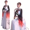 Stage Wear Long Sleeve Women Dance Costume Female Fairy Dress Chinese Classical Dancer Cheongsam Vestido Performance