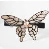 Mollette per capelli Big Butterfly Barrette - Accessorio per clip classico per donne Ragazze Fine Crystal Ornament Jewelry Spessa