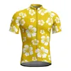 Racing Jassen Wielertrui Heren Fiets Mountain Road MTB Shirt Top Zomer Fietskleding Uniform Kleding Wit Rood