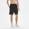 2023 New Summer Men Sport Yoga Running Shorts Jogging Fiess Racing Workout Leggings Quick Dry Training Gym Athletic Pants