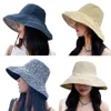 Visière s Chapeau Grand Large Bord Visière Soleil Double Face Pêcheur Seau Panaméen Femmes Quatre Saisons 230629