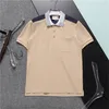 TT Designer Men's Tee New Cotton Creas Resistant andningsbar T-shirt Lapel Commercial Fashion Casual Print High-End Polo Short Sleeve M-3XL 2023