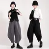 Женские японские модные кимоно, лето 2021, однотонные свободные брюки в стиле Харадзюку, винтажная повседневная японская одежда в стиле самурай, этническая Cl2646