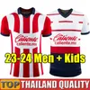 23 24 Chivas de Guadalajara Soccer Jerseys 2023 2024 LIGA MX A.ZALDIVAR CALDERON J.MACIAS BRIZUELA A.VEGA PONCE Alvarado HOMBRE Maglia da calcio per bambini da uomo