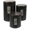 Garrafas de armazenamento Latas de ferro forjado seladas Conjunto de vasilhas de casa de fazenda Conjuntos de recipientes de chá de açúcar e café