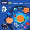 Mideer 150 stks Jigsaw Spacewalk Universe Sterrenhemel Kinderen Educatief Speelgoed Papier Cartoon Puzzel Leren Interactief Speelgoed Voor Kinderen Dieren Marine Sea World