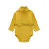 Giyim Setleri Bebek Bodysuits Kız Tulum Erkek Tulumlar Toddler Jumper Vücut Uzun Kollu Yüksek Yaka Uyuyan 6 M 9 M 12 M 18 M Sonbahar Kış Bahar J230630