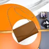 Bolso de cuero genuino Mujeres clásicas de diseño de lujo Handbag Handbag Cadena de mensajería de la cadena de mensajería Bolsa de caramelo con caja