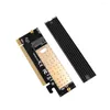 Datorkablar M.2 NVME SSD-adapter M2 till PCIe 3.0 x16 Controller Card M Nyckelgränssnitt Support PCI Express X4 2230-2280 Storlek