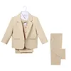 Ensembles de vêtements bébé garçon ensemble de vêtements formels veste chemise gilet noeud papillon pantalon 5 pièces infantile enfant en bas âge costume enfant Blazer veste 0 2Y 230630