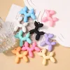 Fashion Design Colorful Acrylic Dog Charm Pendant for Jewelry Making