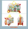 Ensembles de vêtements Ltifonctionnel Suitcase Chil Child Kid Suitcase Universal Wheel Children S Riding Box Cocher