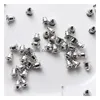 Earring Back 500Pcs Ear Backs Stopper Metal Rubber Plugs Findings For Jewelry Accessories Diy Earrings Supplies Drop Delivery Compone Otqww