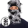 Bandanas kamuflaj kayak maskesi beanie serin tırmanma dişli ekipmanı kıllı polyester grafik tüylü adam balaclava bulanık açık giyim