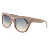 Zonnebril Luxe dames dames acetaat Cat Eye zonnebril Shades Daily Eyewear Lentes De Sol UV400