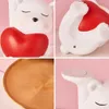 Decorative Objects Figurines Practical Bear Statue Home Storage Tray Resin Animal Heart Model Box Living Room Decor Accessories Crafts 230928