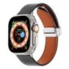 Luxury Leather Magnetic Buckle Strap For Apple Watch 9 8 7 45mm 41mm Ultra 2 49mm Pu Leather Band IWatch Series 6 SE 5 4 44mm 38/42mm 40mm