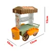 Dockor miniatyrartiklar butik shopping play set diy family games låtsas playset barn leksaker 230928