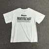 2024men's T-shirts Summer American High Street Fashion Brand Rhude Falling Man Imprimez en liberté Round Neck Casual Cased Short T-shirt